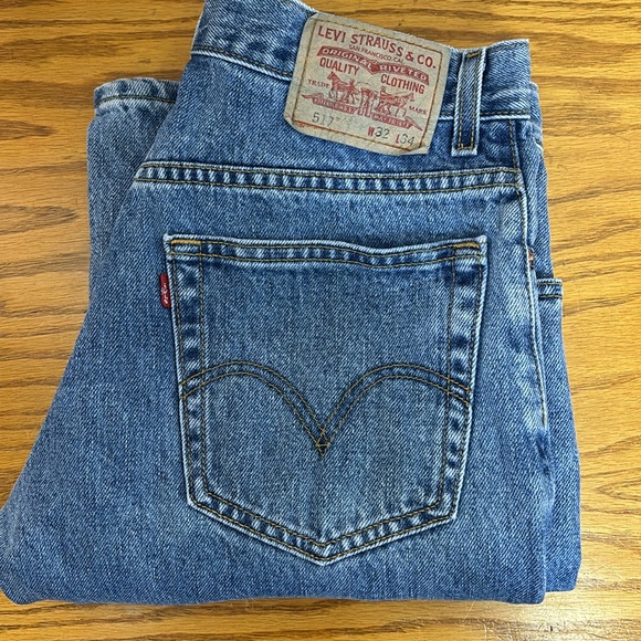 Levi’s | Classic Bootcut Red Tab Jeans | 517 | Stiff Pants | Size W32 L34 - Picture 12 of 12